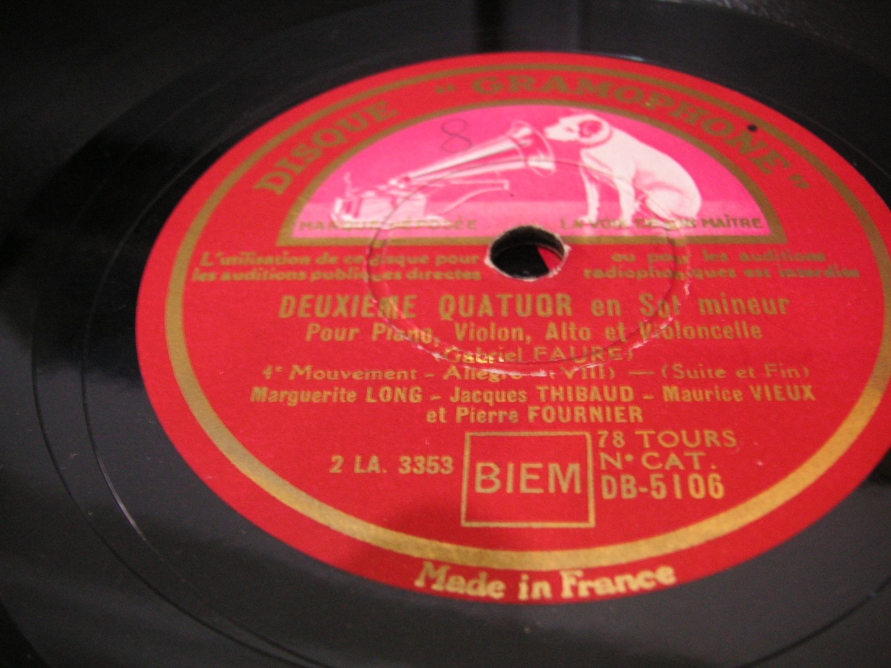 Schallplatten: DISQUES 78 TOURS – Gebraucht aus Lausanne von Leag 2