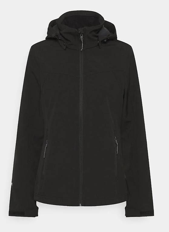 Icepeak Jacken: schwarze Softshelljacke, wind- & wasserabweisend – Neu und originalverpackt aus Unterägeri von dom_5l9p