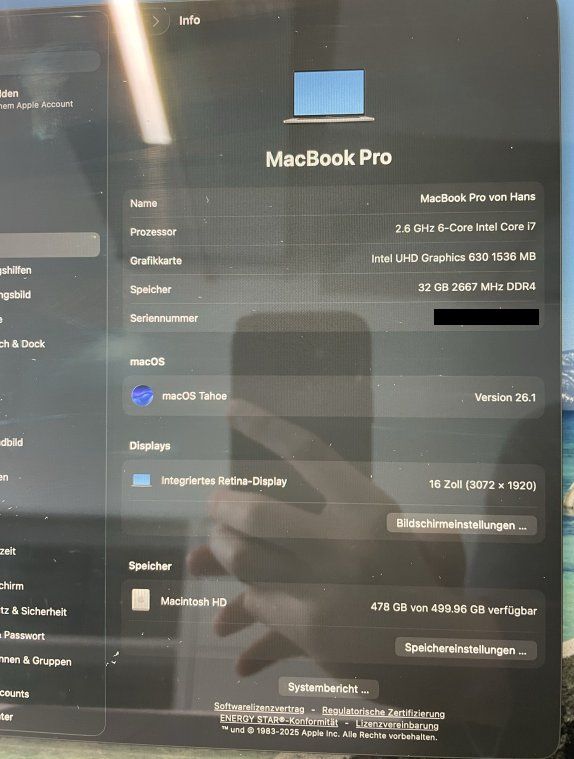Apple Notebook: MacBook Pro (16'', Mid 2019) – Usato da Zürich venduto da ATP_Zuerich_AG 7