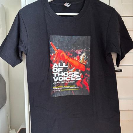 T-Shirt Louis Tomlinson All Of Those Voices Schwarz Grösse S