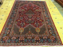 Schöner persischer Kashan Orientteppich! N 378