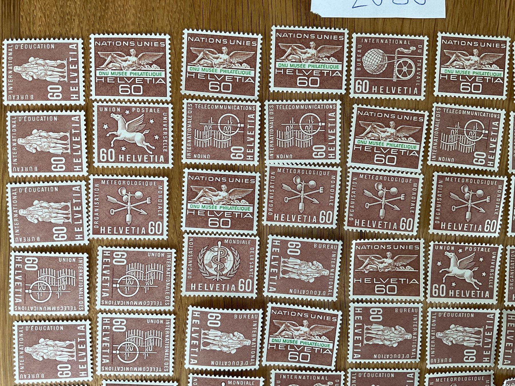 Alle Briefmarken: 60Fr Ämter Frankaturware ungestempelt postfrisch Sammlung – Neu (gemäss Beschreibung) aus Wil SG von Chefsugus 1