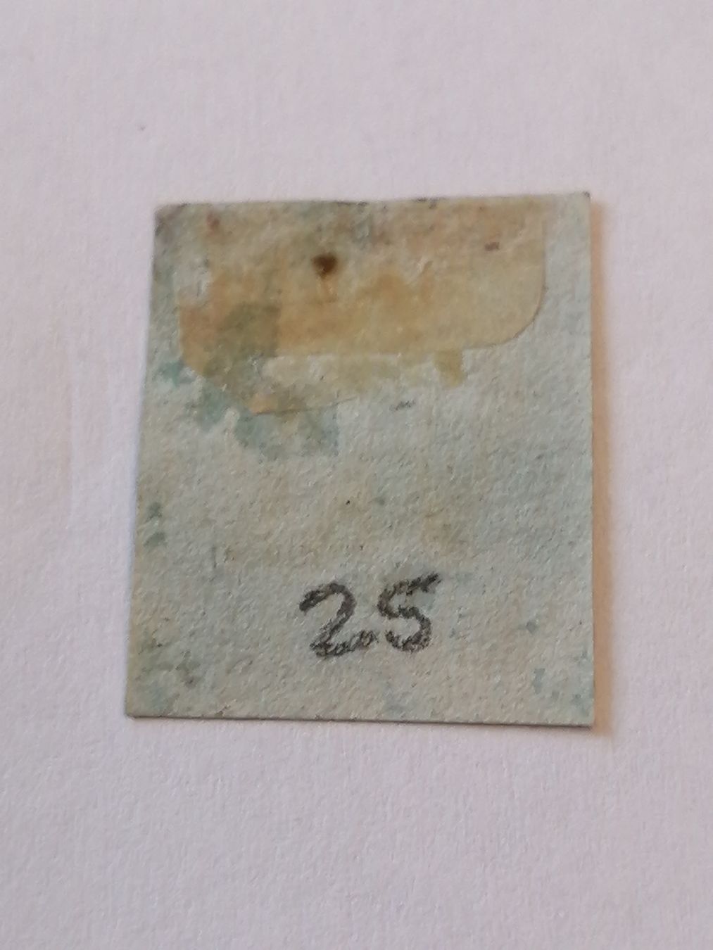 Alle Briefmarken: One Penny Red 1841, Platte 25 – Gebraucht aus Happerswil von tschergi 1