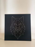 Bild «Wolf» 60 × 60 cm – Unikat