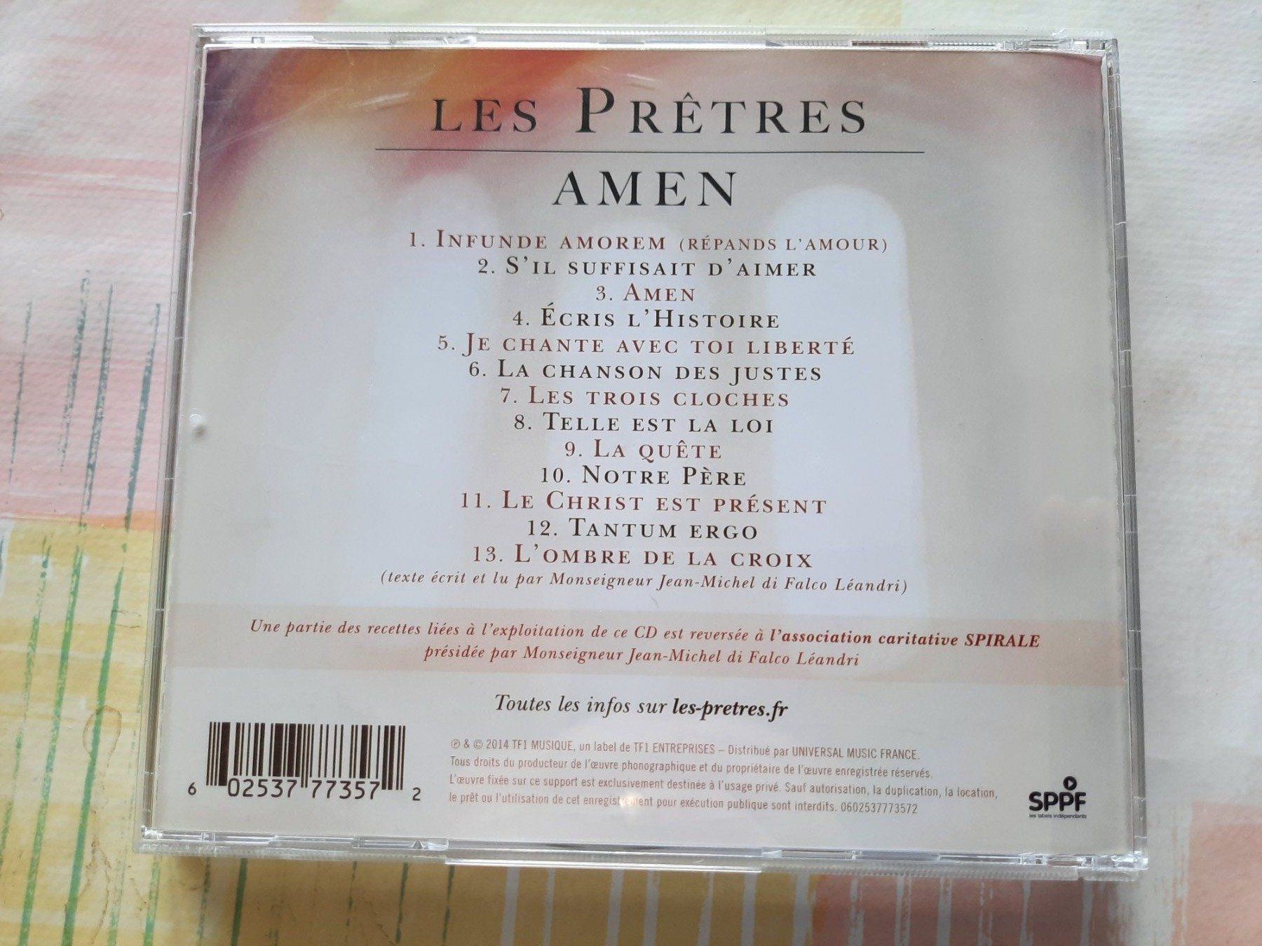 CDs: CD Les prêtres - Amen – D'occasion à Pully par bro_n52j 1