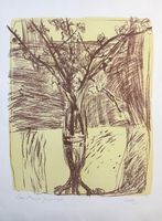 MARGIT GRABER LITHOGRAPHIE SIGNIERT KÜNSTLERPROBE
