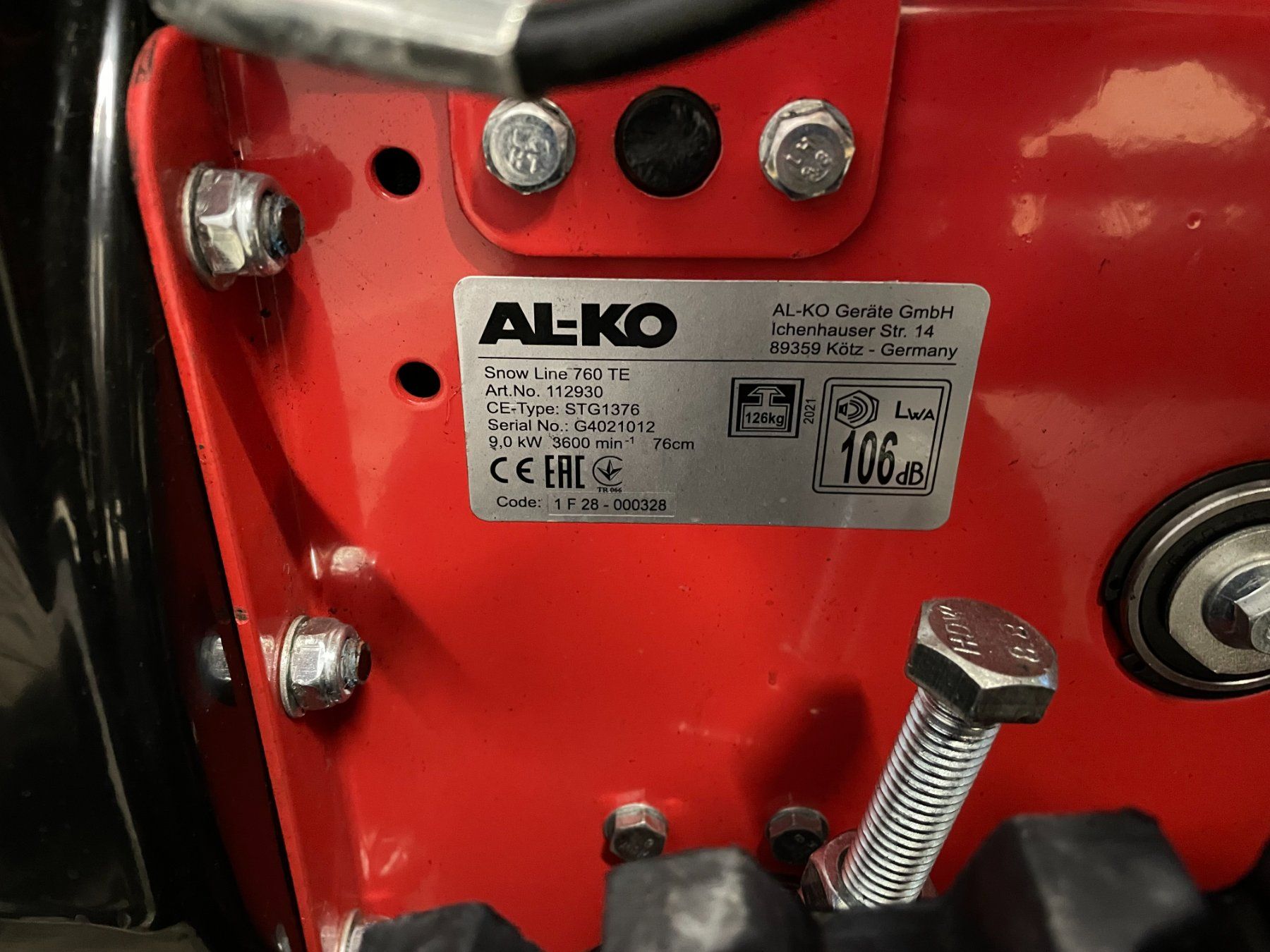 Honda Schneeräumung: Raupen-Schneefräse - 760 Te – Neu (gemäss Beschreibung) aus Lommiswil von eltec-mehring.ch 4