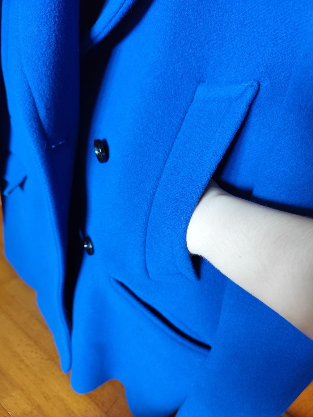 Mango Cappotti: Mango TABARDO Kurzmantel - dark blue – Usato da Rafz venduto da ell_xks7 2