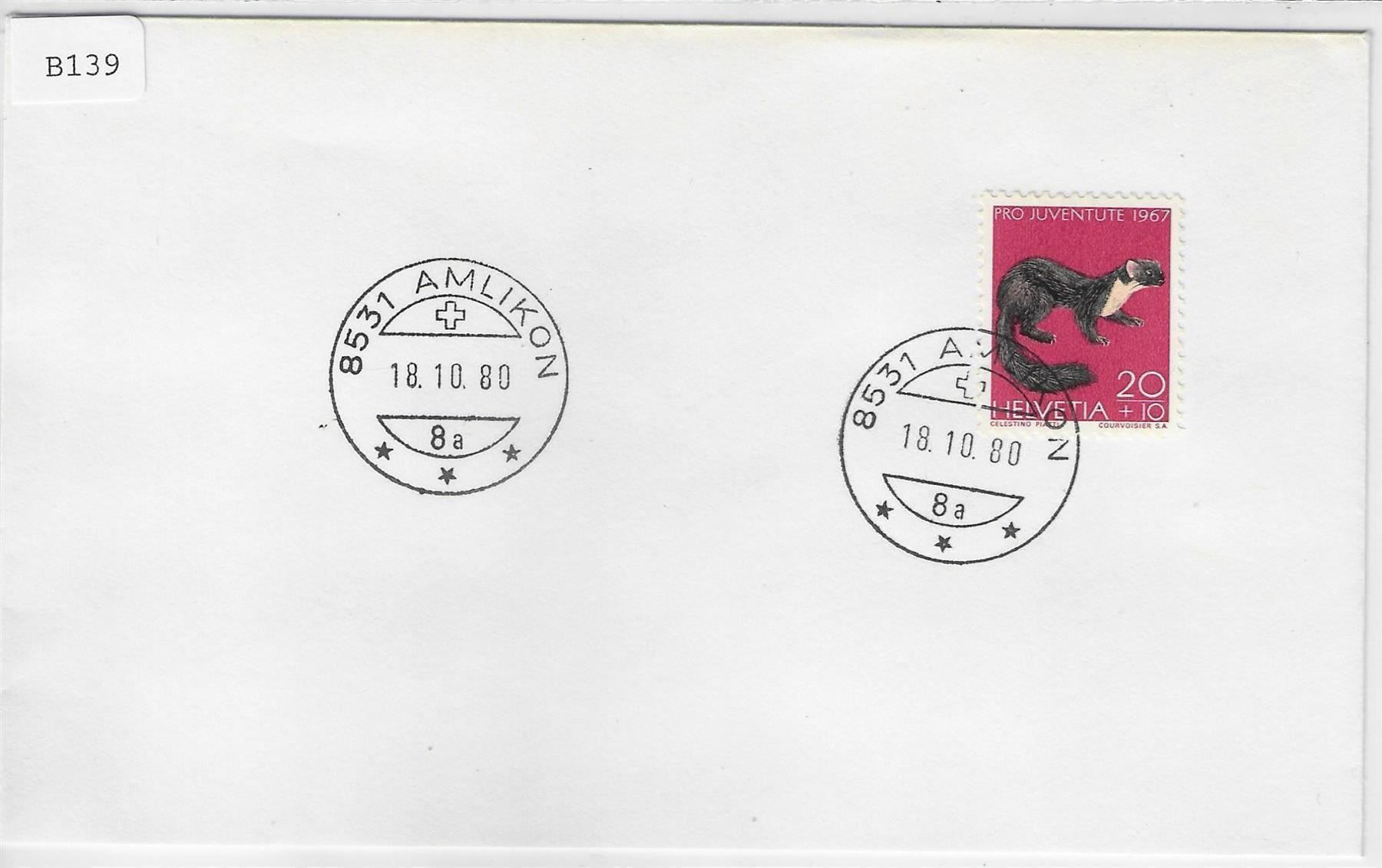 Tutti i francobolli: 8531 Amlikon 18.10.1980 Ortsstempel – Nuovo e nell'imballaggio originale da Ettingen venduto da Kartenplanet