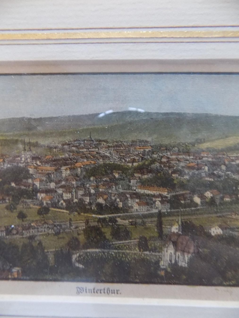 Incisioni: Winterthur Rahmen über Eck vergoldet – Usato da Risch venduto da Rischli15 5