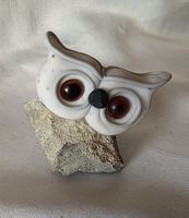 Eule Figur Handgemacht Naturstein siehe Foto wunder schön 