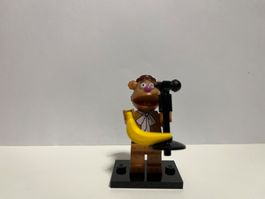 Lego Figur Fozzie Bär mit Mikro und Banane