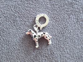 Silber Charm Dalmatiner +Garantie