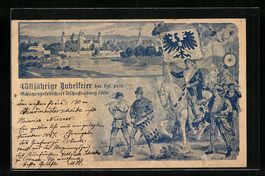 Litho Ganzsache Bayern PP7C26 /01: Ascha