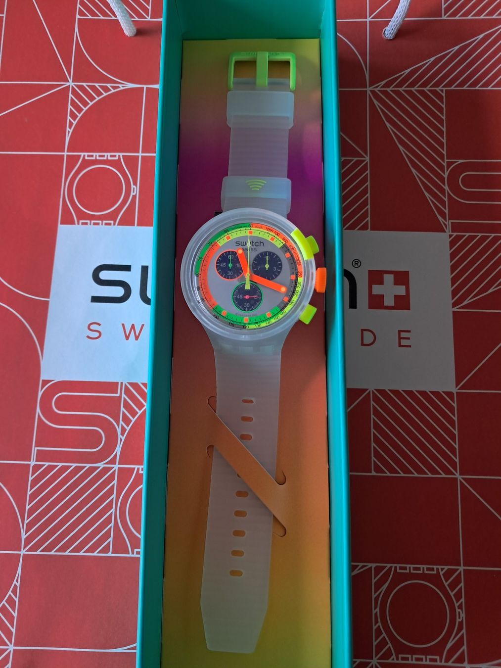 Swatch Orologi: Swatch Neon Jelly Pay! – Nuovo e nell'imballaggio originale da Niederhasli venduto da zvb_fgn2 5