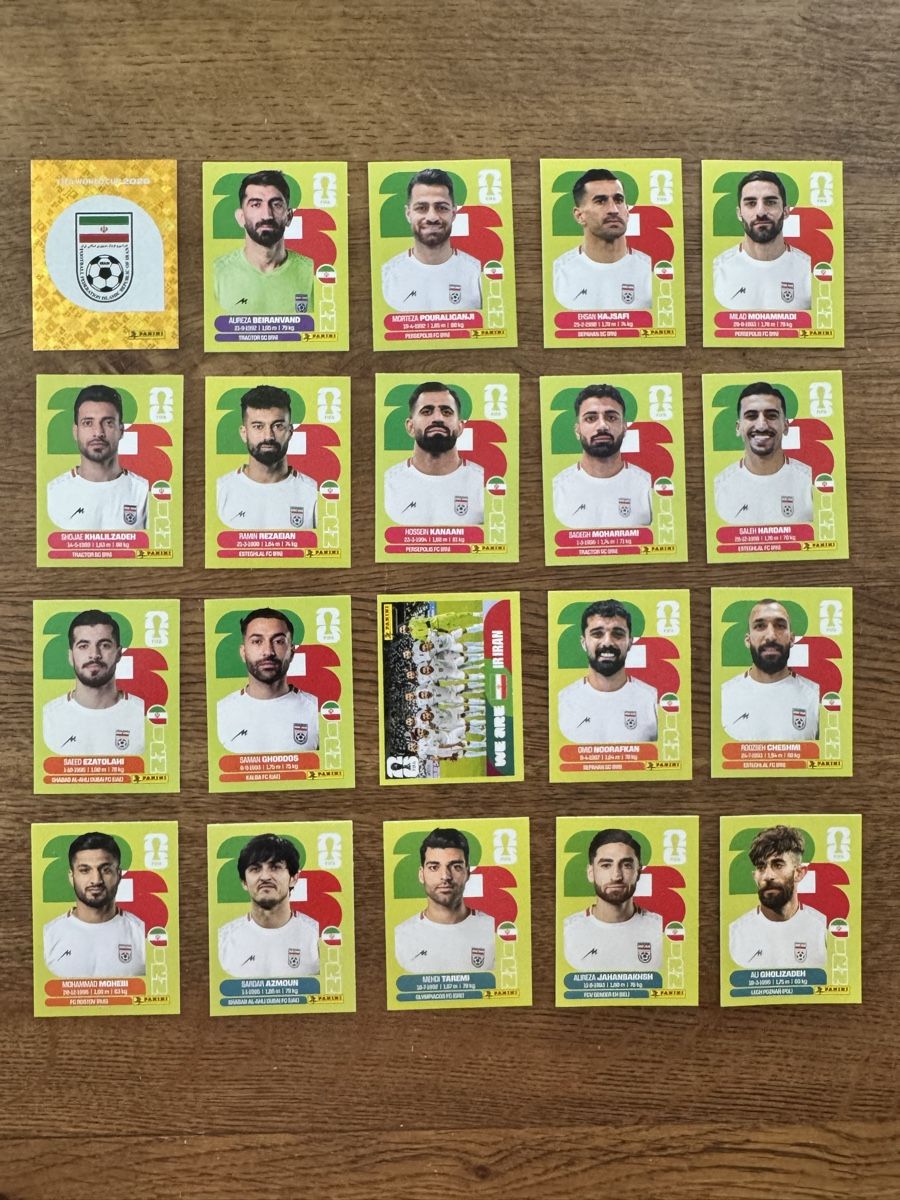Panini Sammelbilder & Trading cards: Iran Panini WM 2026 – Neu (gemäss Beschreibung) aus Emmenbrücke von Lukee1901