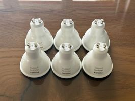 6x Philips Hue GU10 White Ambience Lampen (wenig benutzt)