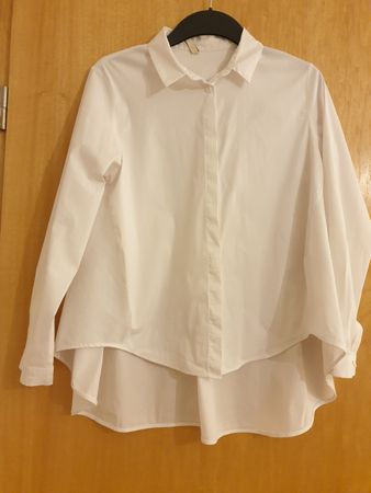 Chemise, M, blanche, 79%coton, très bon état 