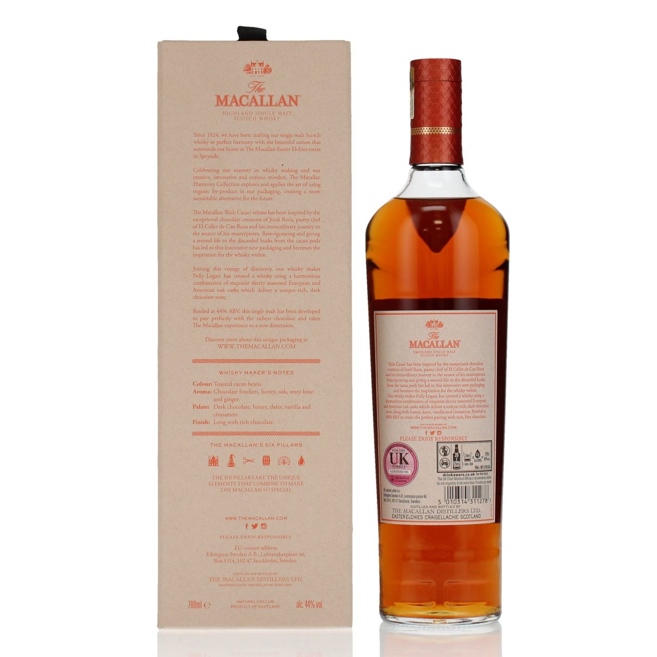 Macallan Bevande alcoliche: Macallan Rich Cacao The Harmony Collection – Nuovo e nell'imballaggio originale da Bouveret venduto da Exclusive_Spirits 1