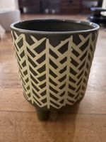 Vase: olivegrün-hellgrün