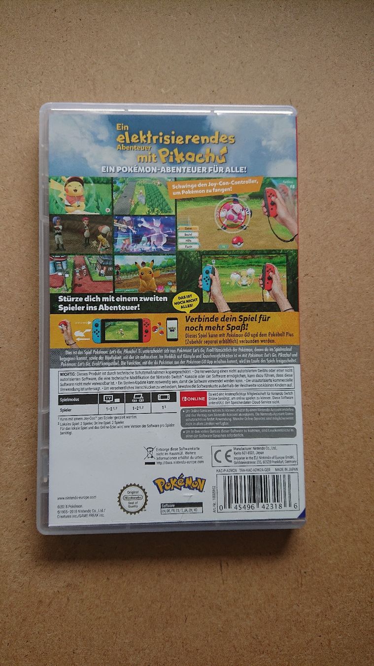 Giochi: Nintendo Switch  Pokemon Let's Go Pikachu  – Usato da Chur venduto da FreakofRarity 1