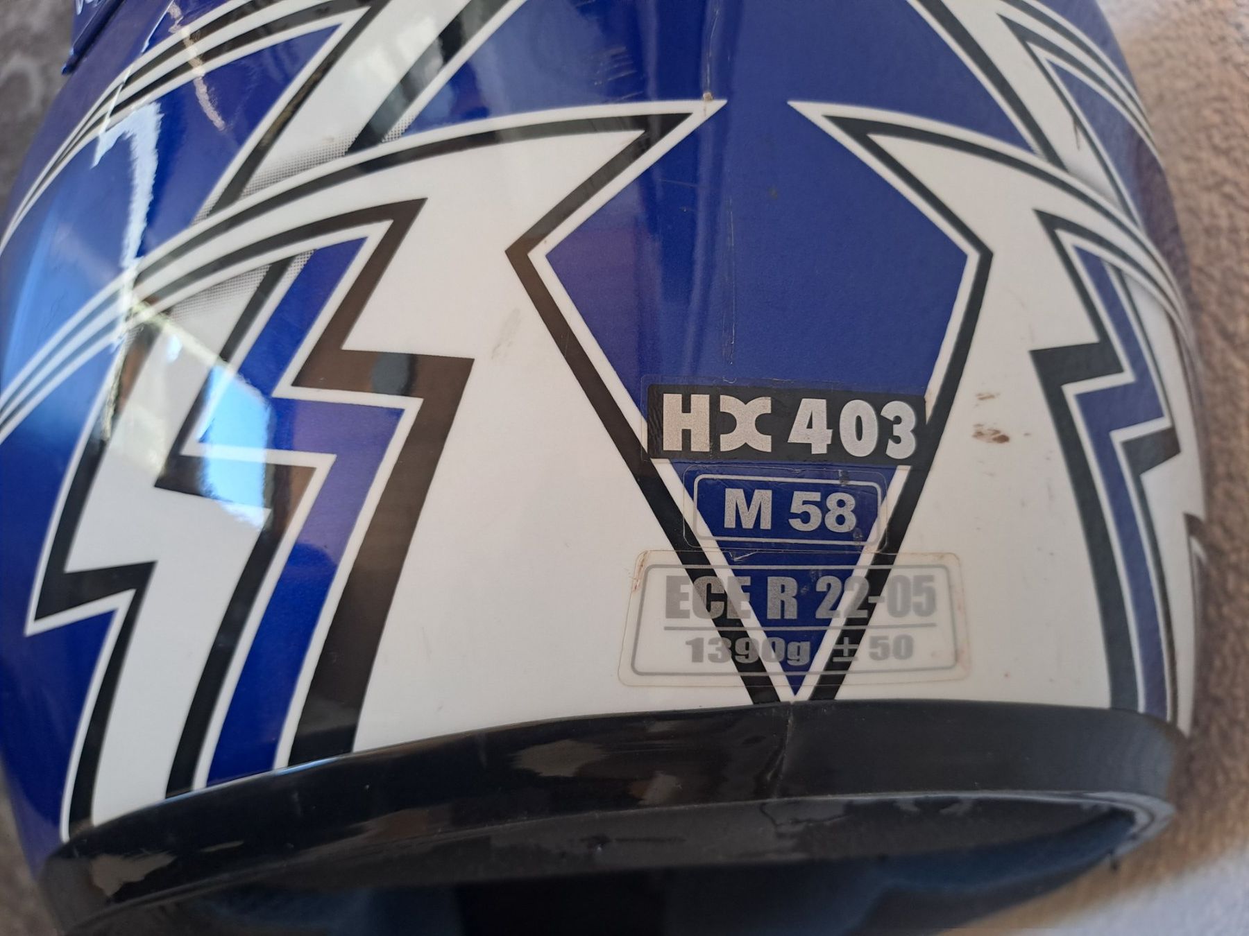 IXS Caschi & visiere: IXS Motorradhelm, Blau/Weiss, Grösse M – Usato da Wängi venduto da Raettli10 6