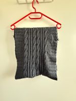 Winterschal Strick Grau Unisex / Loop-schal