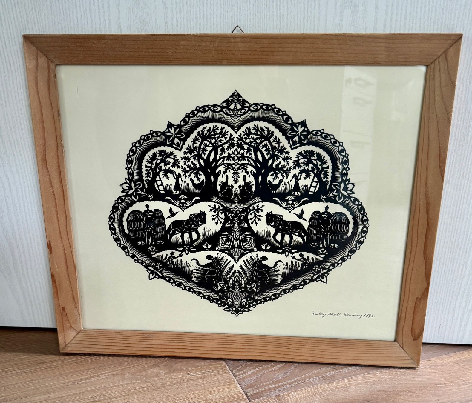 Grafica & Litografie: Scherenschnitt 50 x 41 cm - MARTI – Usato da Rothrist venduto da Luckywinner 4