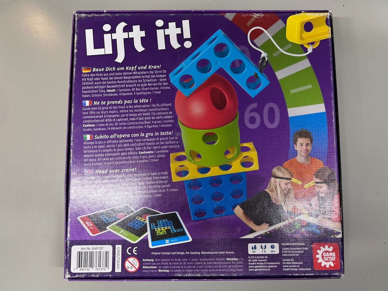 Giochi: Gioco da tavolo Lift It! - Per Gauding – Usato da Giubiasco venduto da LorisVale 1