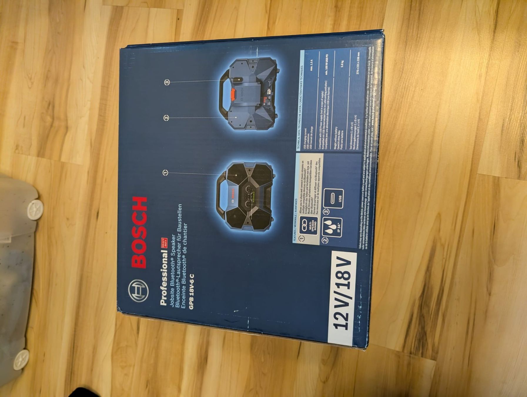 Bosch Casse acustiche: BOSCH Bluetooth Speaker GPB 18V-6 C Neu – Nuovo e nell'imballaggio originale da Montlingen venduto da Pbichler0 1