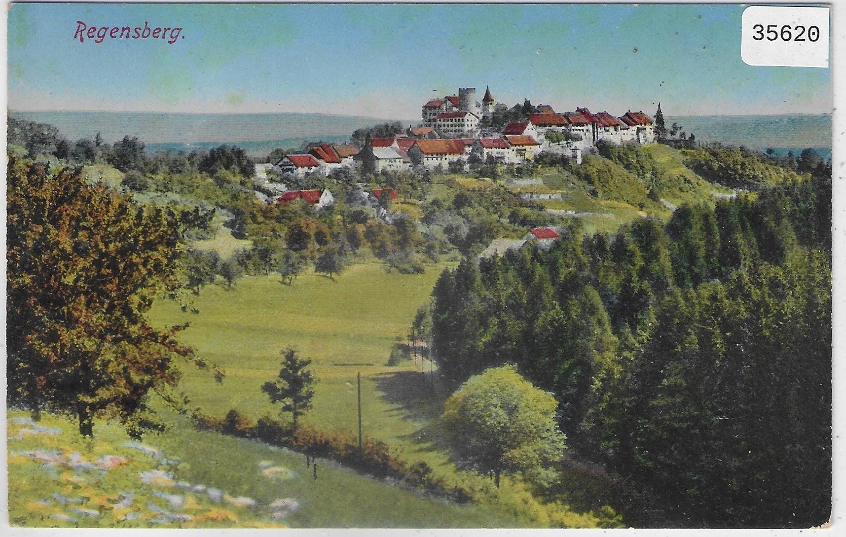 Cartoline postali: Regensberg - Generalansicht – Usato da Ettingen venduto da Kartenplanet
