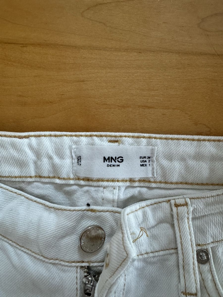 Mango Jeans: Mango Jeans weiss – Usato da Maisprach venduto da jokoundklaas 3