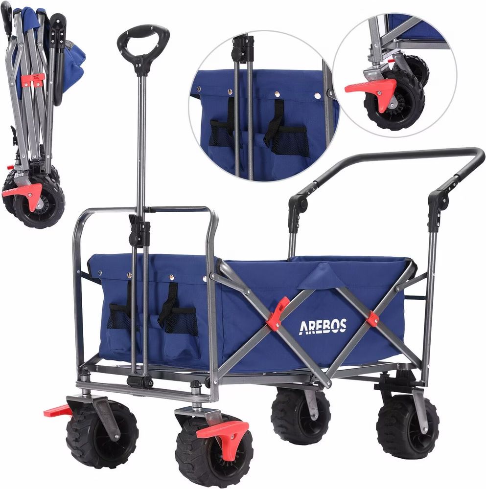 Transportwagen: Arebos Bollerwagen - Neu – Neu (gemäss Beschreibung) aus Nebikon von warendiscount