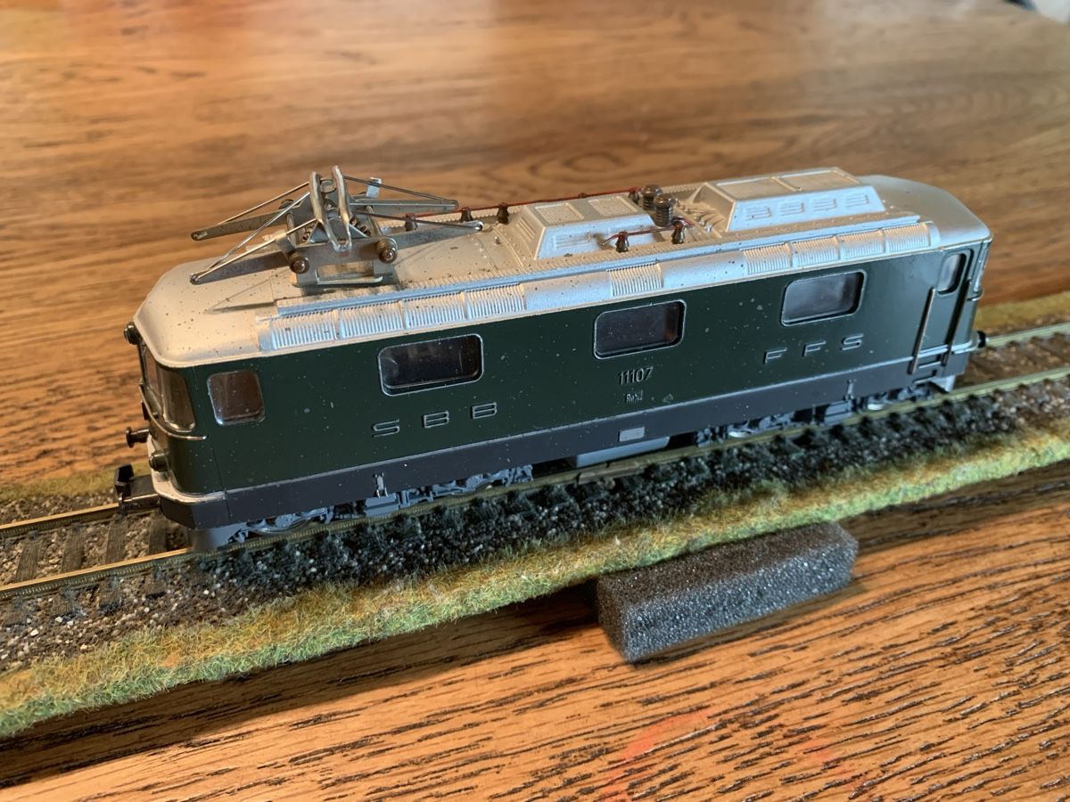 Hag Modellini di ferrovie: HAG SBB Re 4/4, älteres Model mit Digital Decoder ,Nr.H20 – Usato da Winden venduto da EmilNeu 3