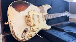 Very unique '58 Custom S71 Olympic White over Sunburst - USA