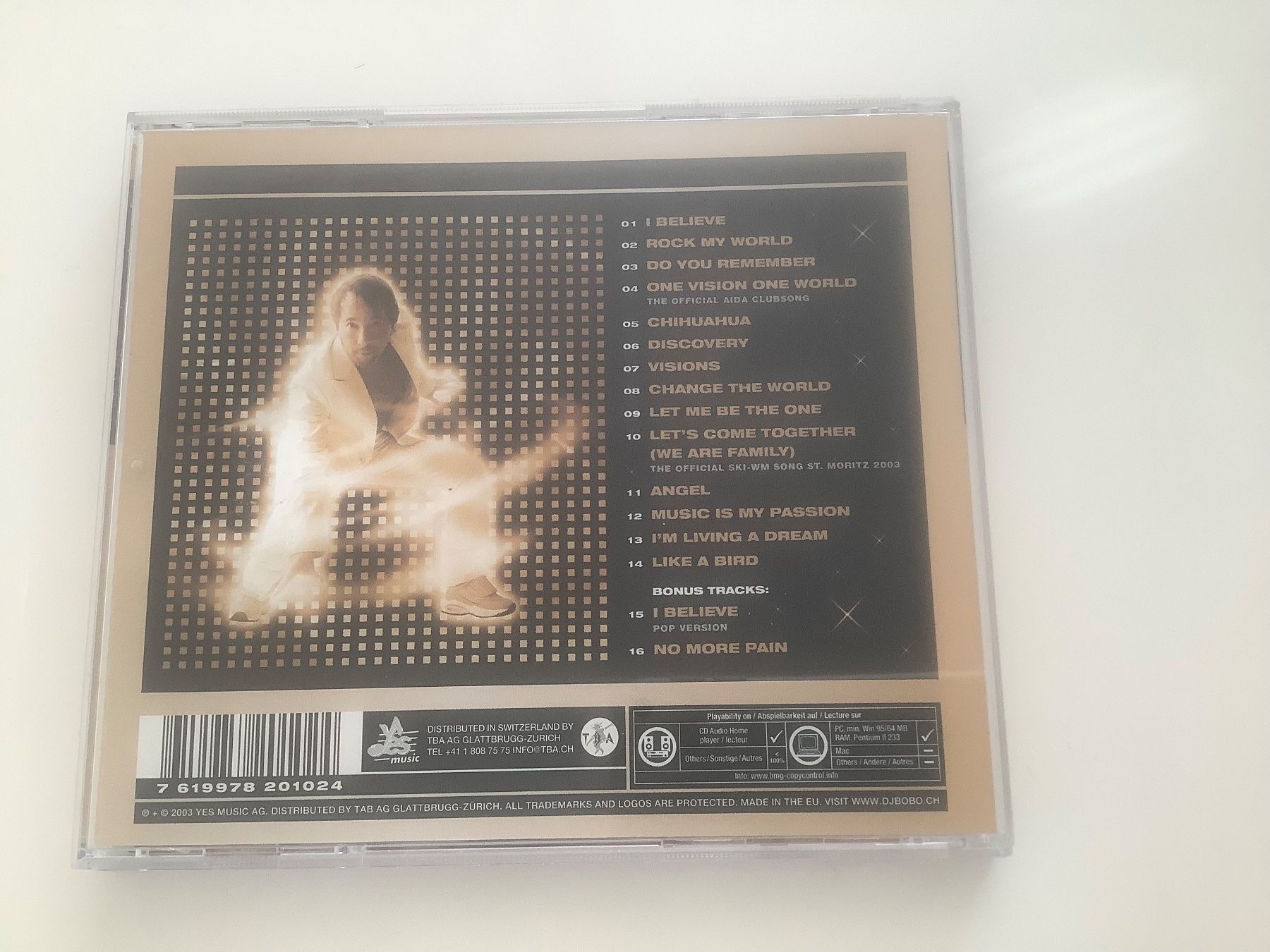 CD: DJ Bobo / Visions / 2003 – Usato da Dübendorf venduto da Troll_88 1