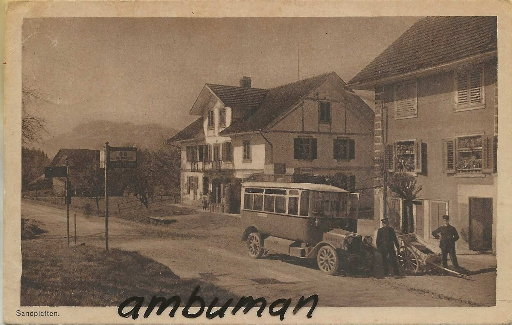 Cartoline postali: Rain LU Sandblatte Oldtimer Post Auto  Rothenburg - Münster – Nuovo (secondo la descrizione) da Ennetmoos venduto da Ambuman 2