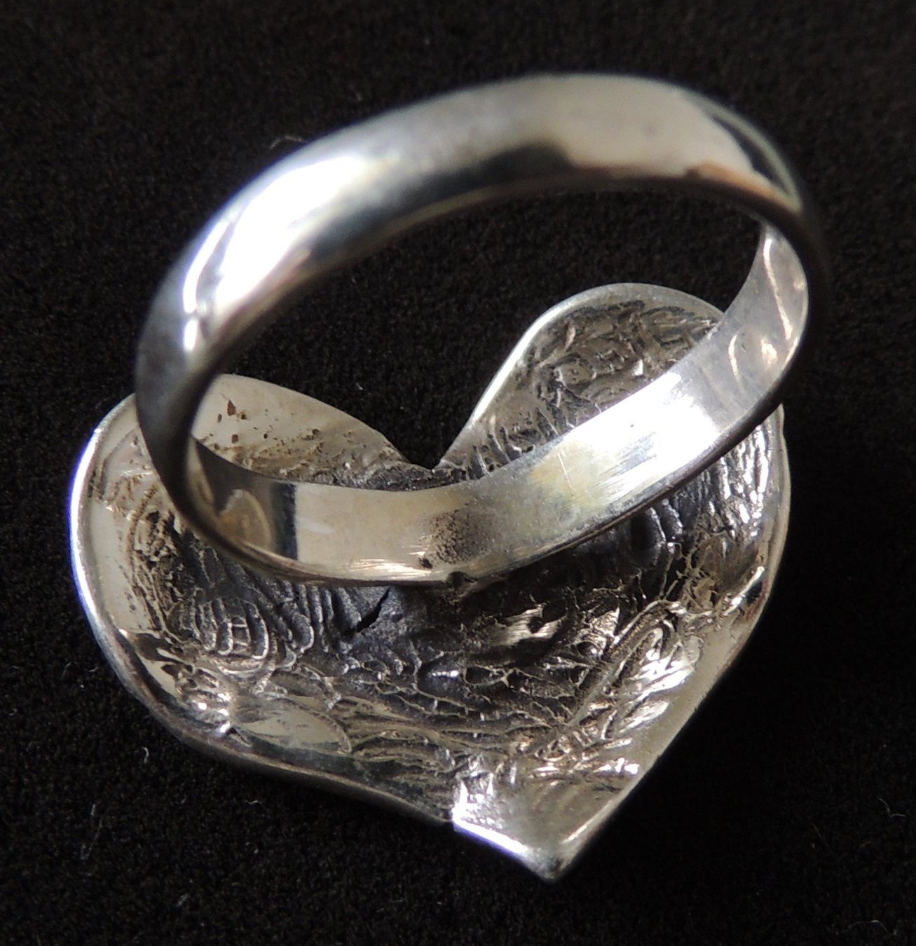 Ringe: Modernistischer Silber 925 Fingerring in Herzform – Gebraucht aus Waldenburg von schaller707 3