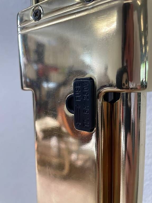 Lampade: Vintage Stehleuchte mit Leseleuchte in Messingoptik – Usato da Obernau venduto da Arche_Noah_Brocki 5