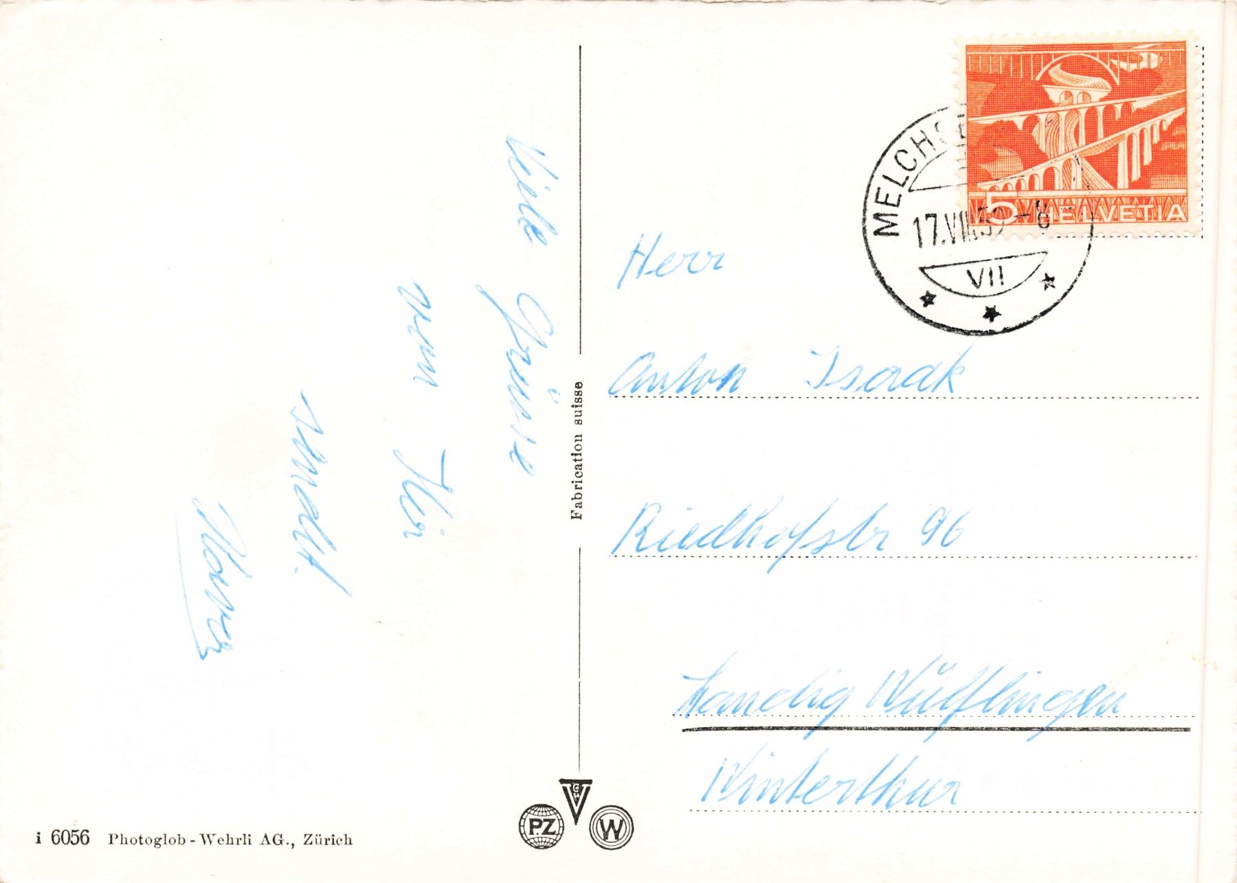 Cartoline postali: Melchsee Frutt Luftseibahn G – Usato da Biasca venduto da Blenio71 1