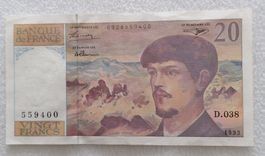 20 Francs Frankreich 1993 D-038 No.0928559400