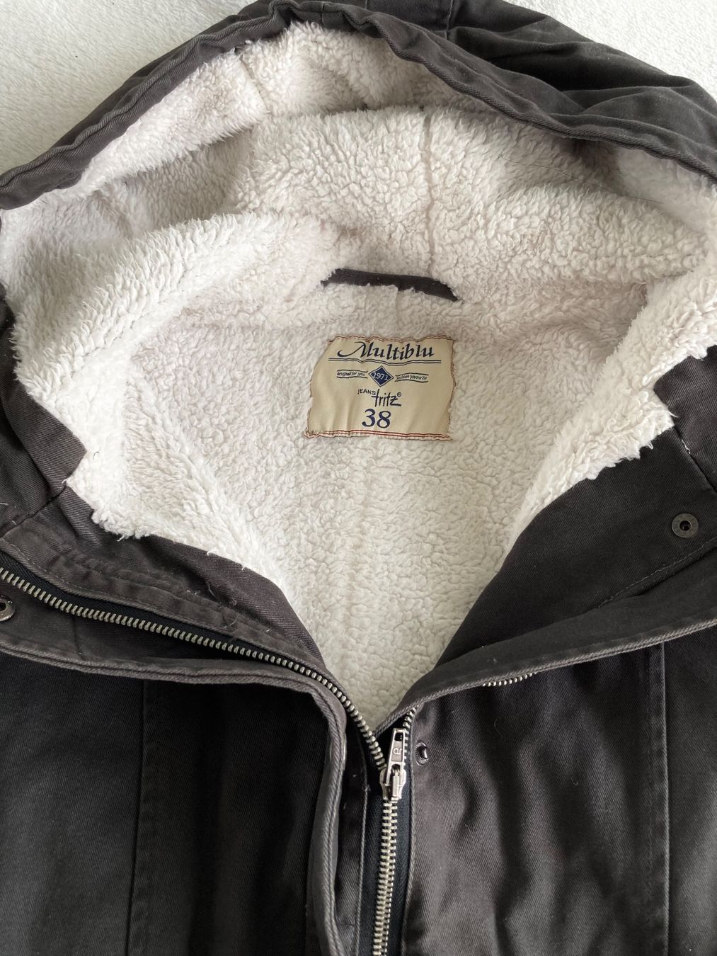 Mäntel: JEANS FRITZ Parka Gr. 38 grau – Gebraucht aus Galgenen von user987 2