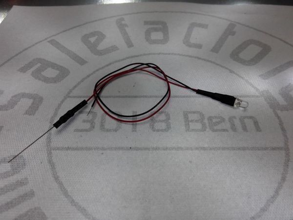 Componenti elettronici: LED klar/gelb 3mm 12V verkabelt – Nuovo (secondo la descrizione) da Luzern venduto da Salefactory 1