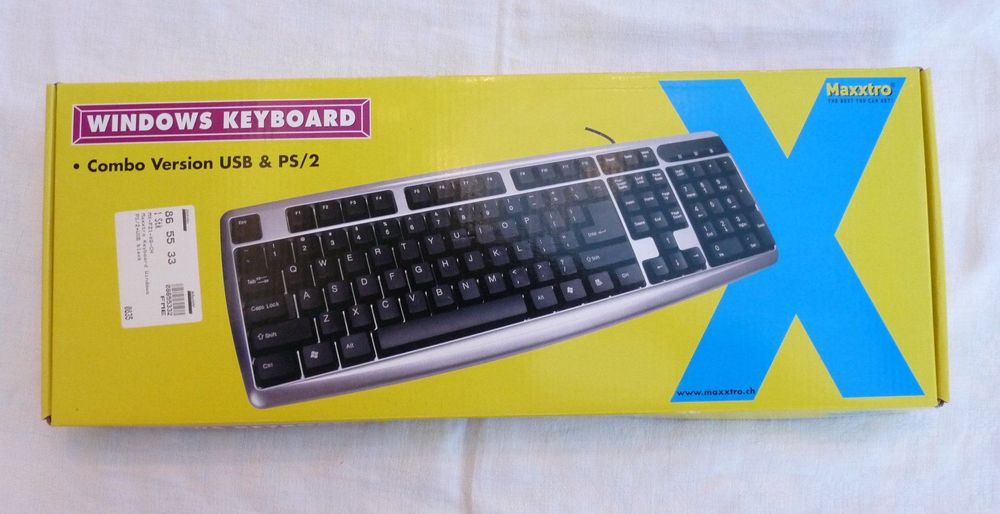 Tastatur MAXXTRO • Windows Keyboard | Kaufen Auf Ricardo