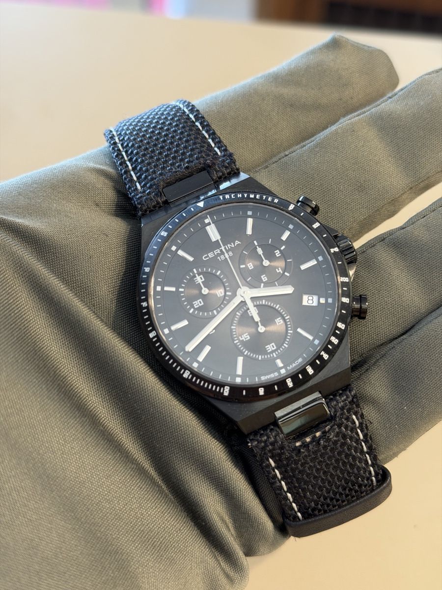 Certina Montres: Orologio Certina Chronograph Nero  – D'occasion à Lugano par Lugano_Time 1