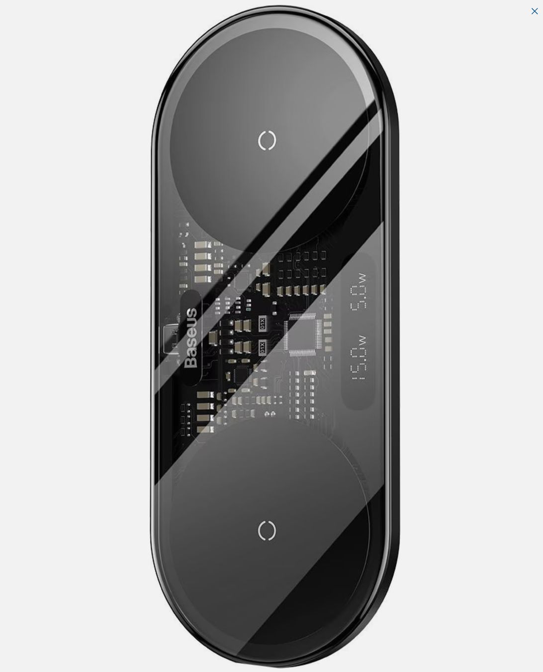 Baseus Caricabatterie: Baseus Digital LED Display 2in1 Wireless Charge – Nuovo e nell'imballaggio originale da Winterthur venduto da Pcline1 2