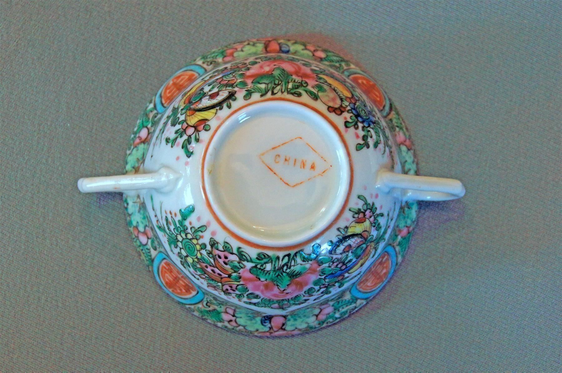 Tasses: Antike Deckeltasse im Guangzou-Stil – D'occasion à Geroldswil par ARTEFACTO 5