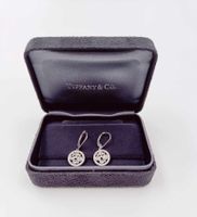 TIFFANY & CO OHRSCHMUCK MIT DIAMANTEN IN 950 PLATIN