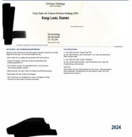 Open Air Cinema Schloss Heidegg 2 Ticket 6.08.2026