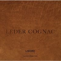 Leder Cognac Duftsachet 120x120 mm